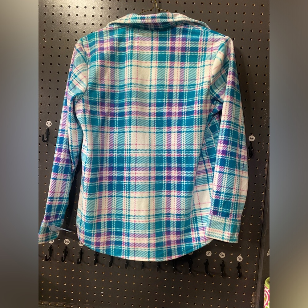 Rider Lee women small button down 100% polyester used